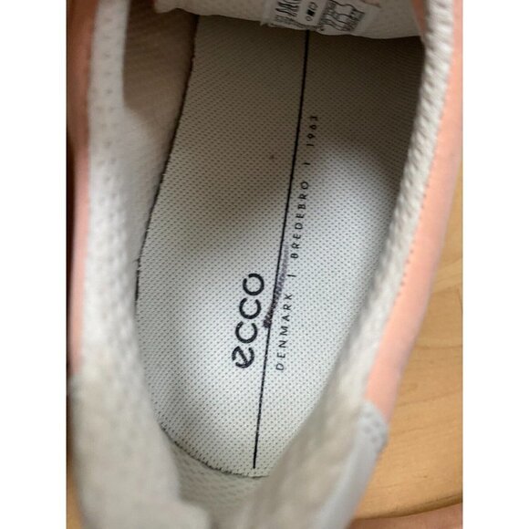Ecco BNWOT "Street Lite" lace up sneaker peach /pink women sz 39 NEW - Picture 5 of 7